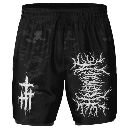 He is Risen logo 2-in-1 Shorts