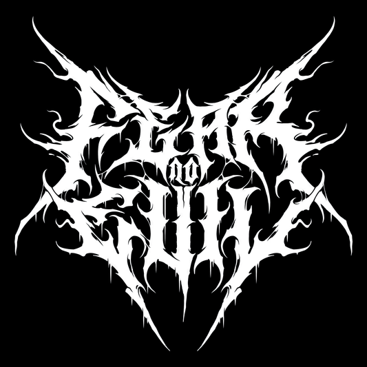 Fear no Evil Large Window Decal 10"X 10"