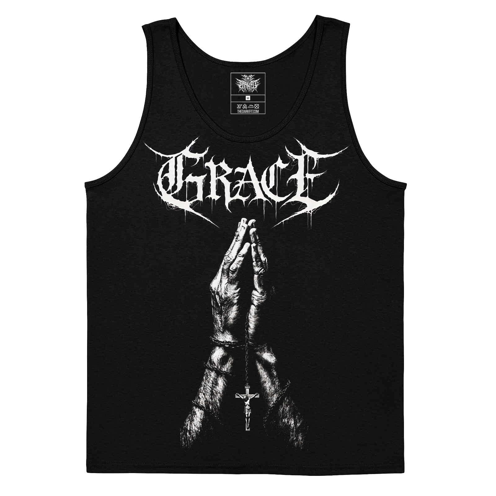 Grace I Cry Out to God Christian metal tank top – The Dark Fit