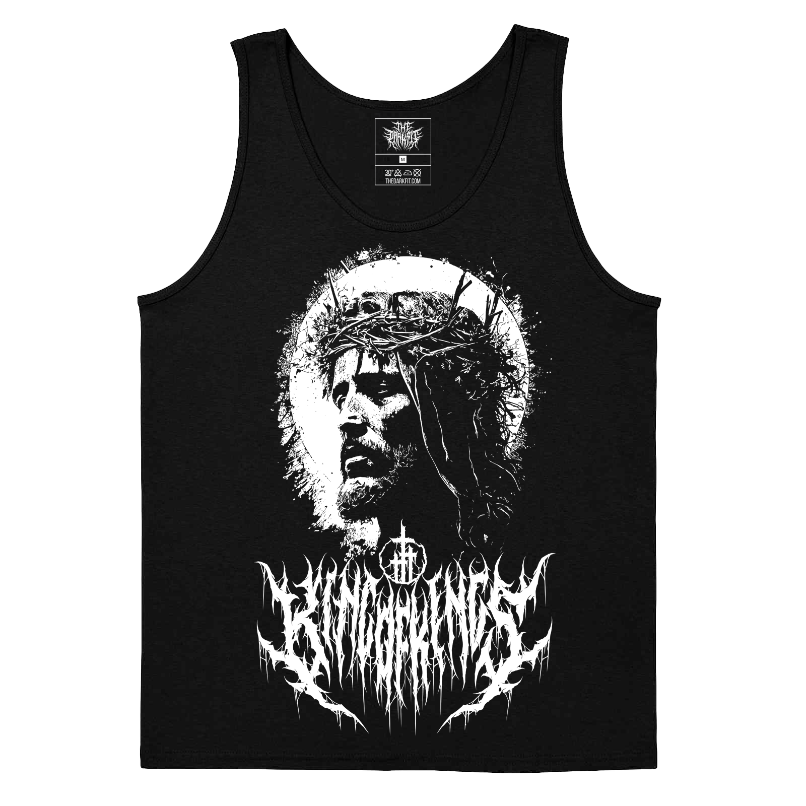 King of Kings Savior Christian metal tank top – The Dark Fit