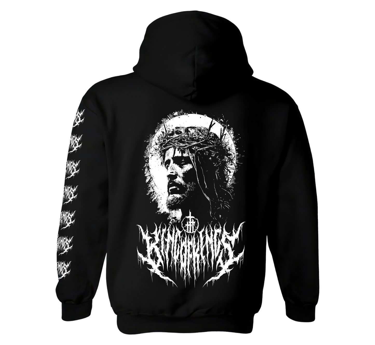 King of Kings design premium pull over hoodie