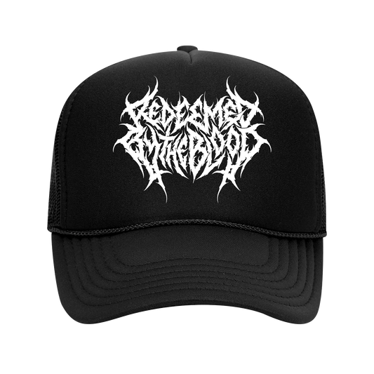 Redeemed by the Blood retro trucker hat