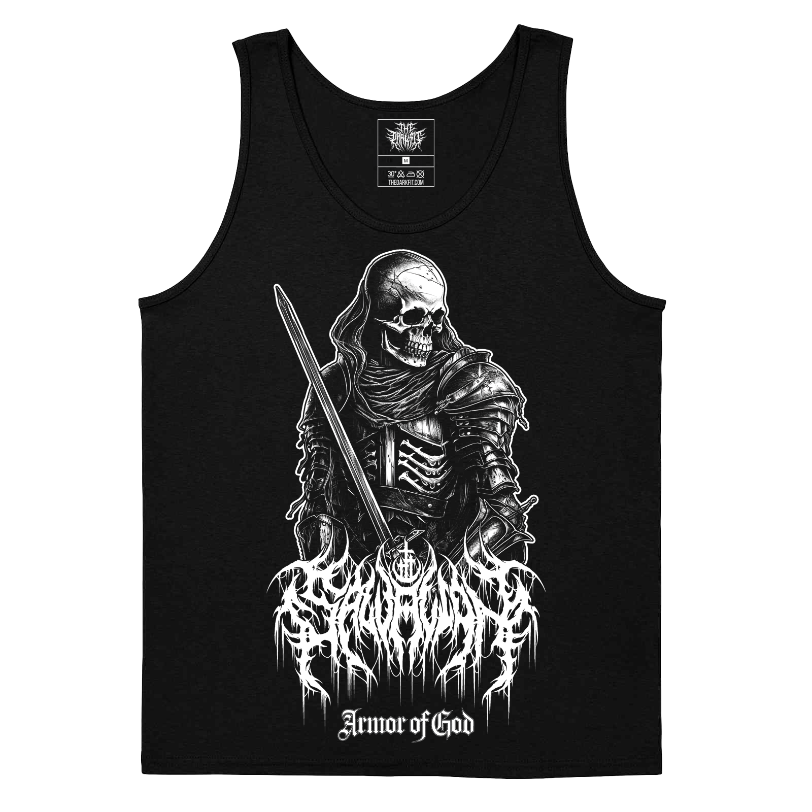 Salvation Armor of God Christian metal tank top – The Dark Fit