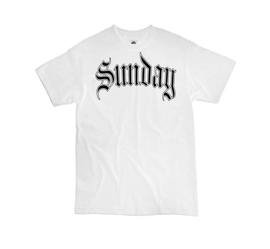 Sunday logo design (white)