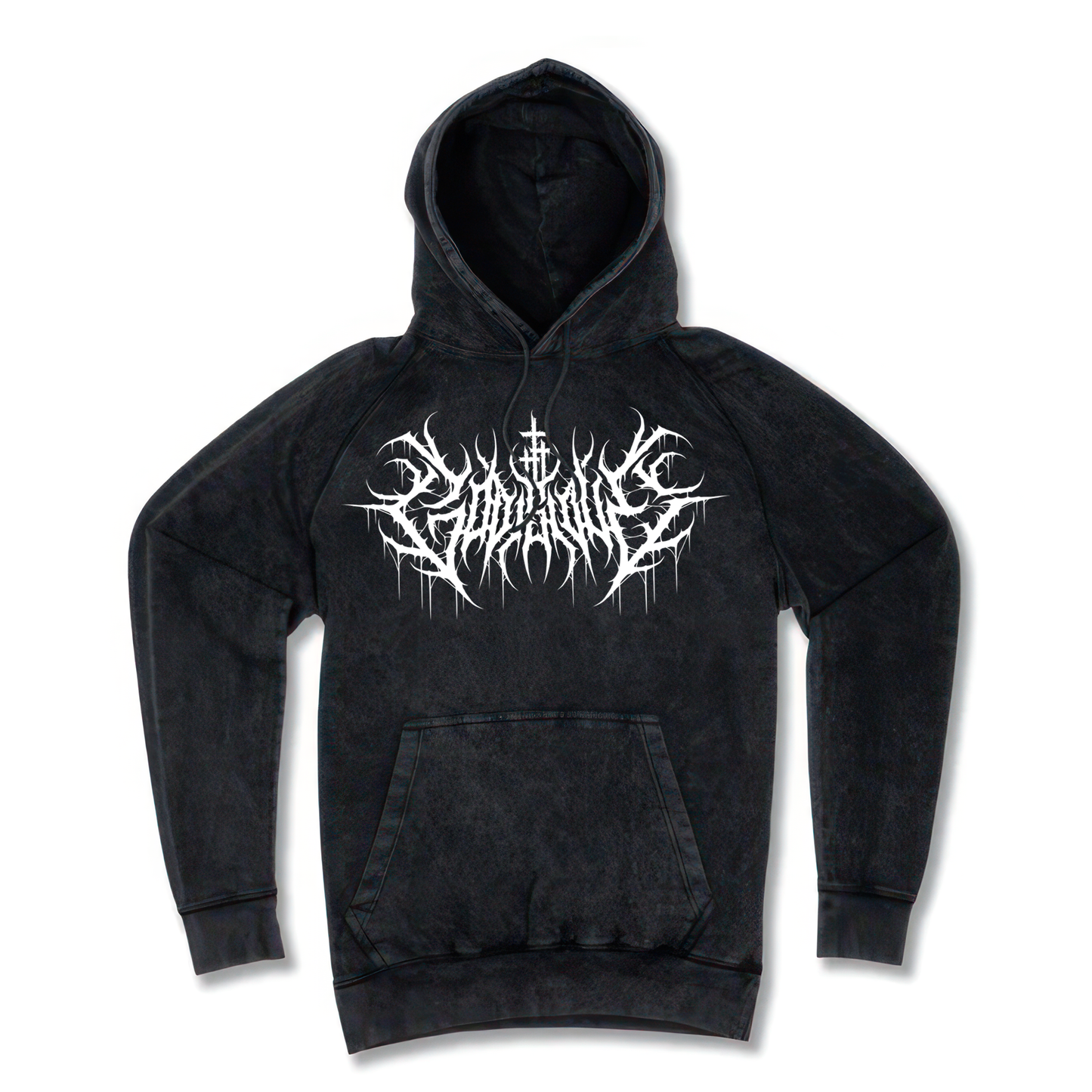 Vintage wash Hoodie White Design
