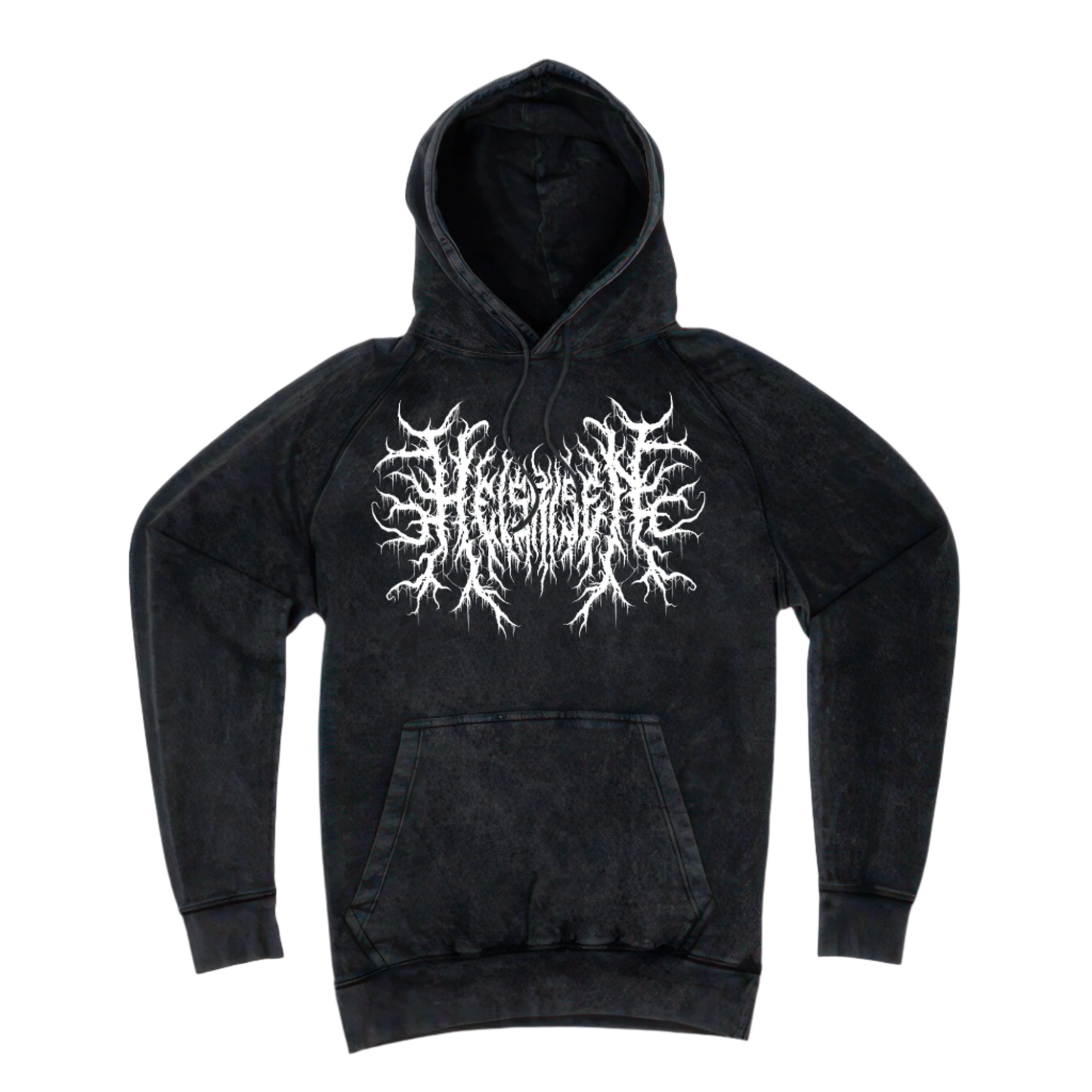 Vintage wash Hoodie White Design