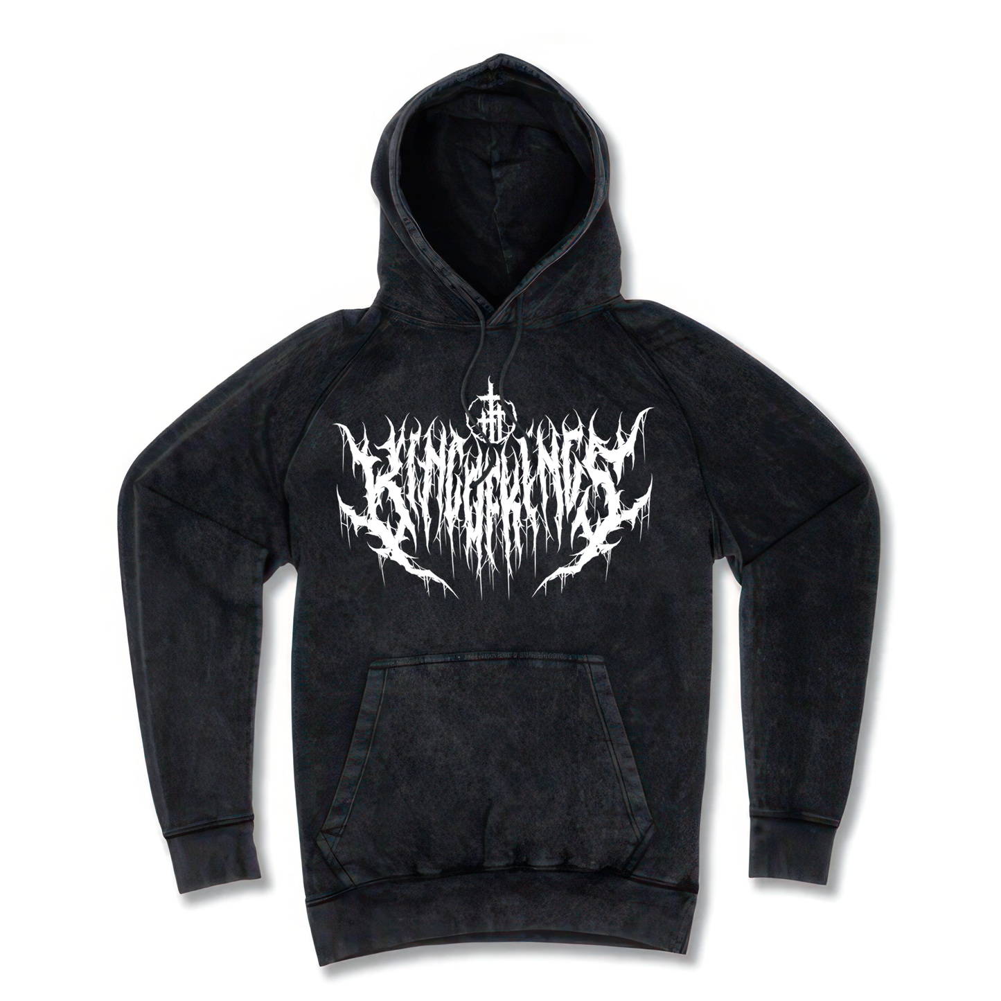 Vintage wash Hoodie White Design
