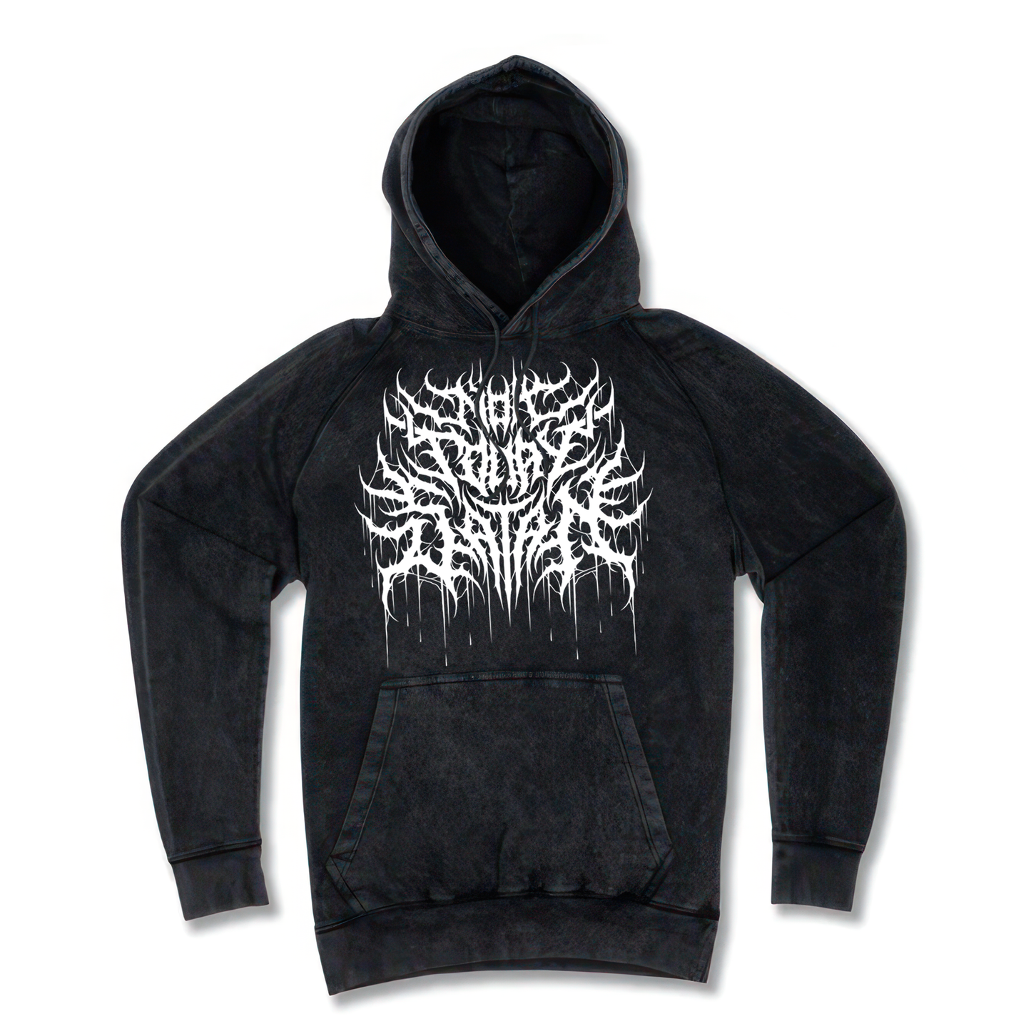 Vintage wash Hoodie White Design