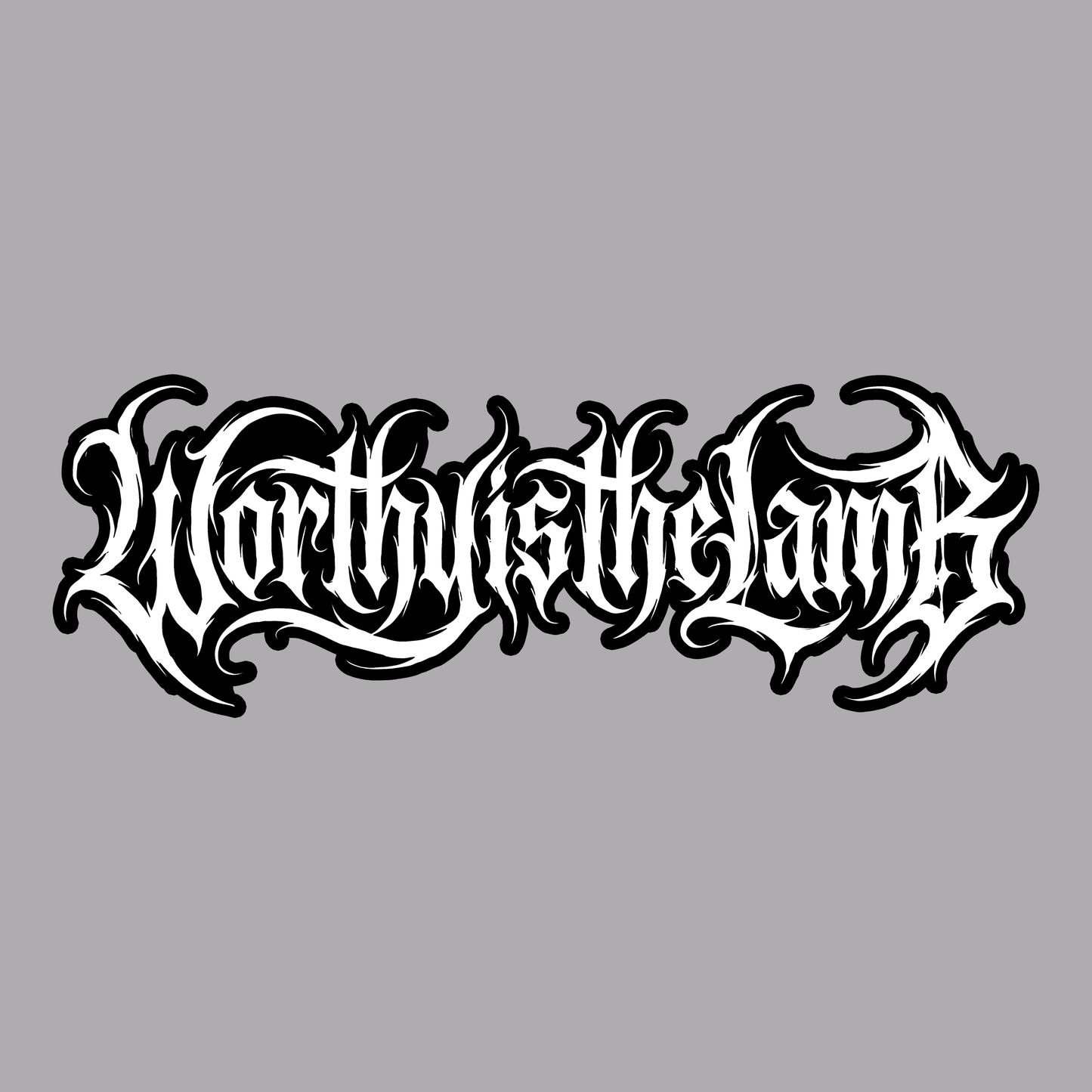 Worthy is the Lamb Large Window Decal 14"X 4"