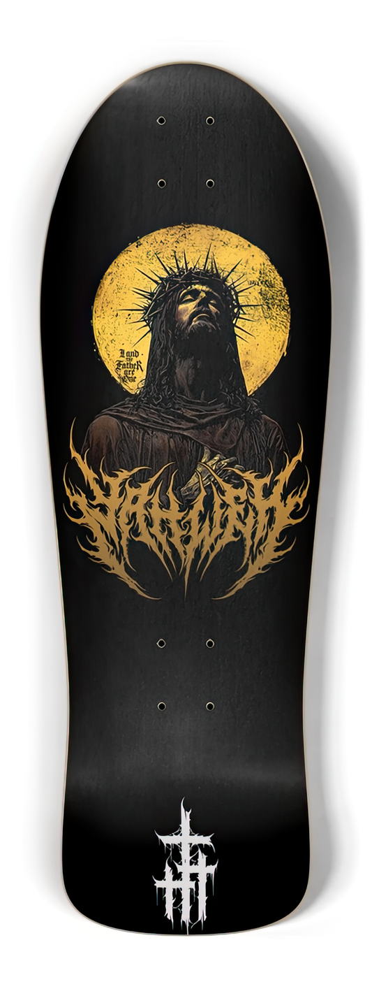 Yahweh old school skateboard deck
