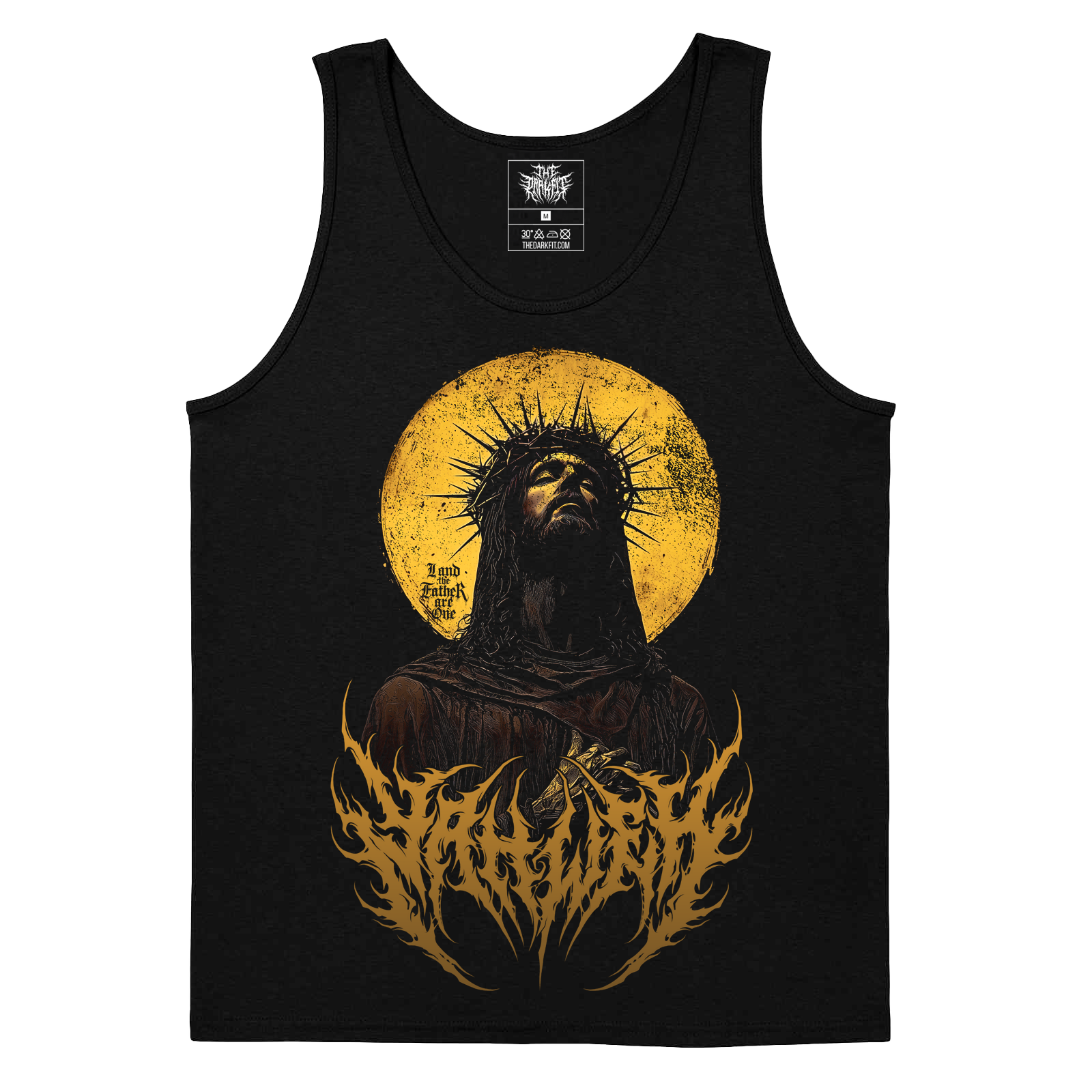 Yahweh I and the Father Are One Christian metal tank top – The Dark Fit