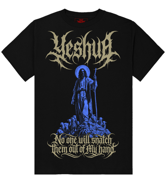 Yeshua No one will snatch them from my hand design