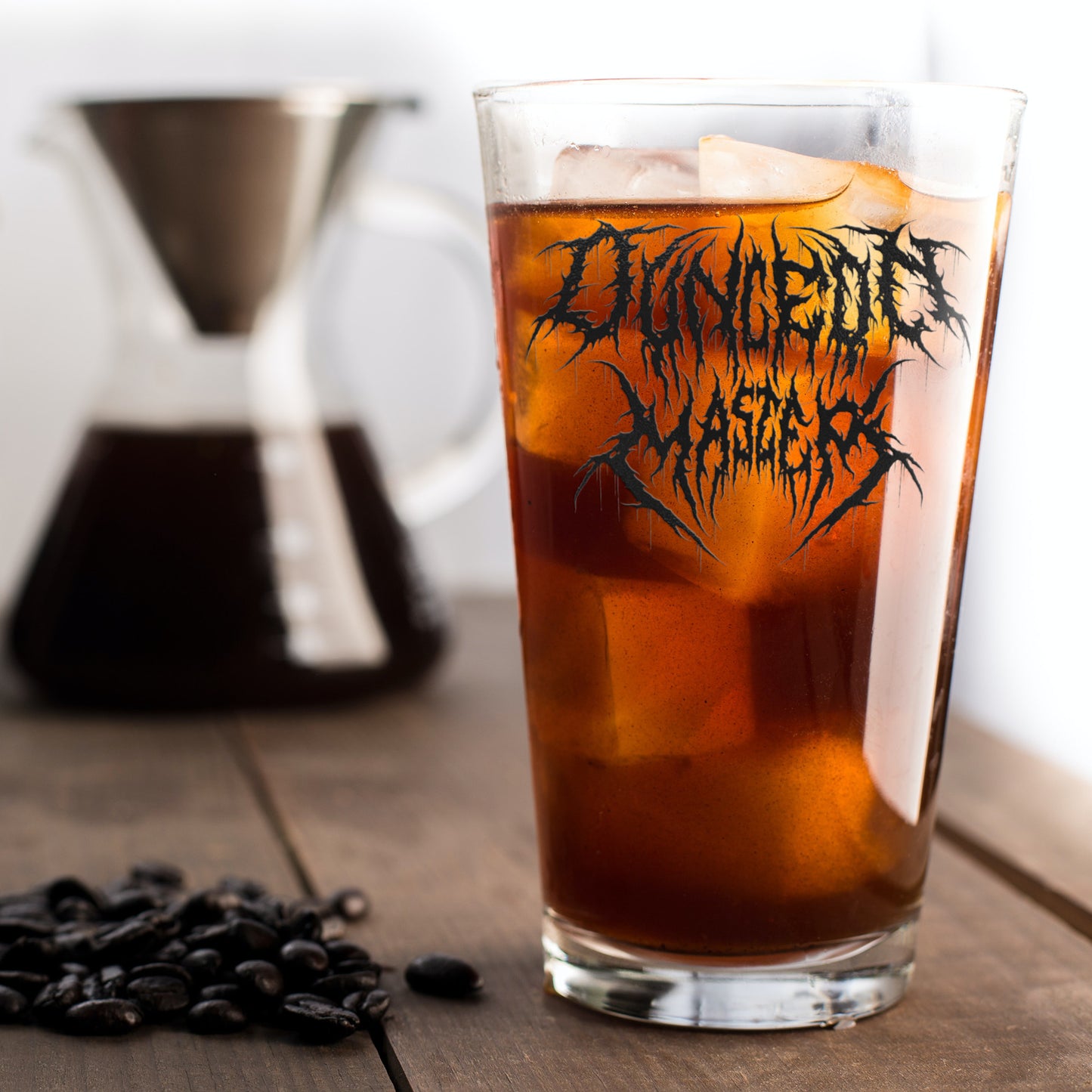 Dungeon Master pint glass