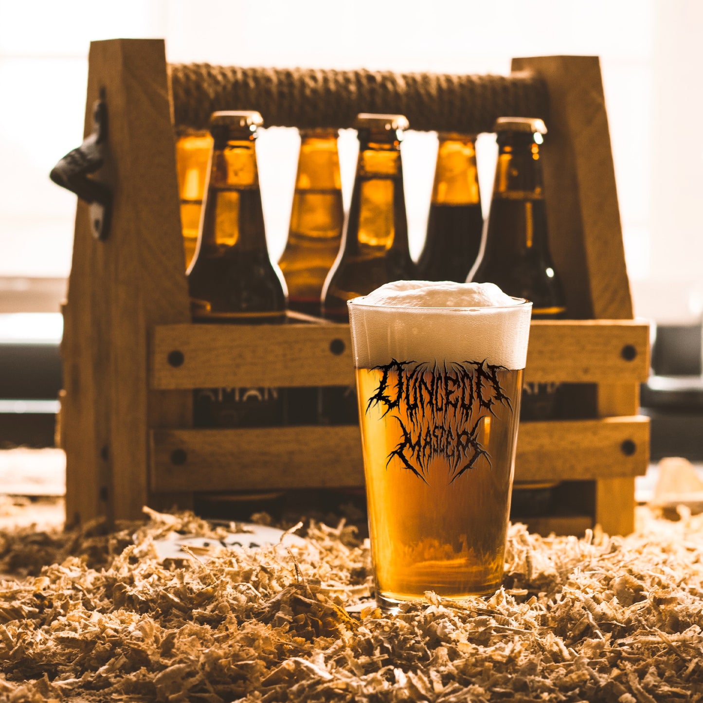 Dungeon Master pint glass